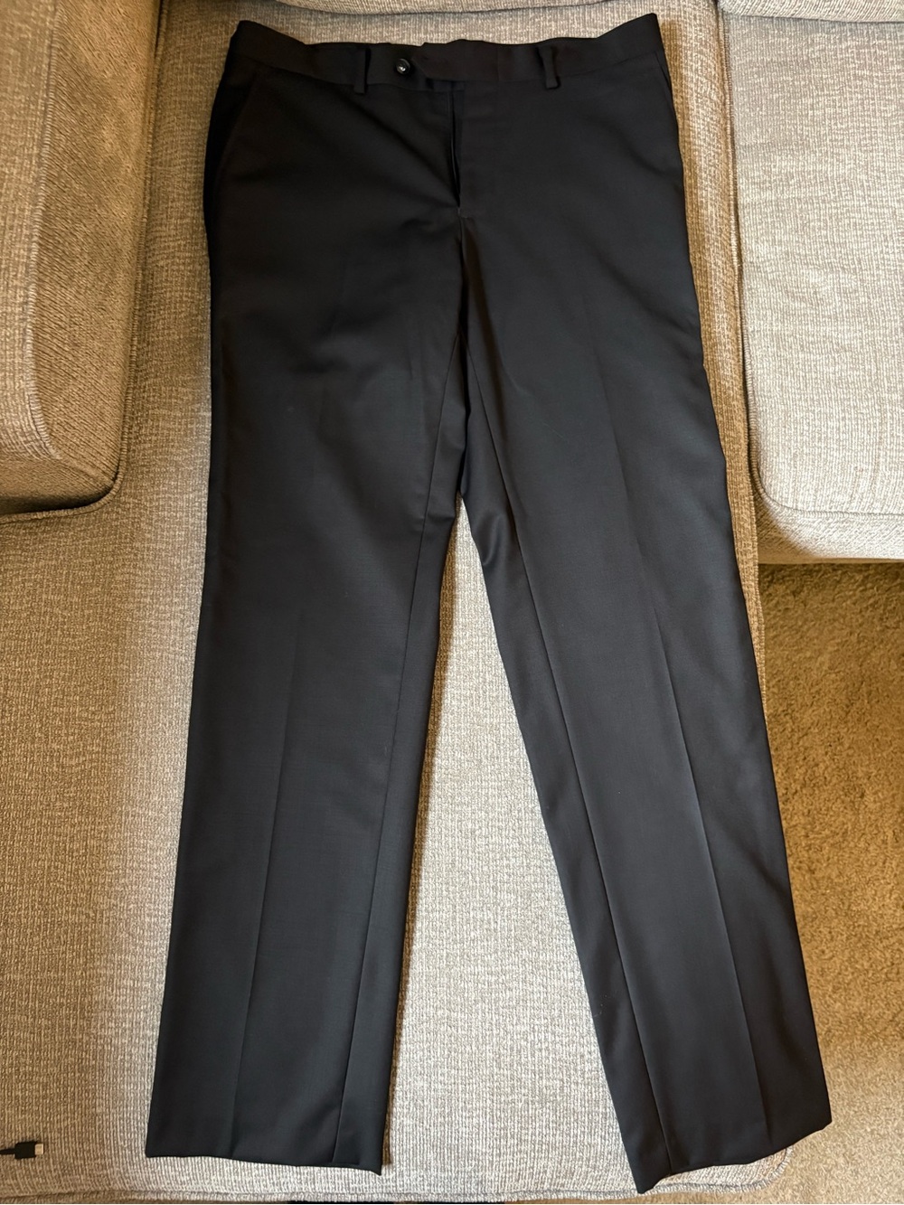 Bar III Men's Black Dress Slacks - Tailored Straight